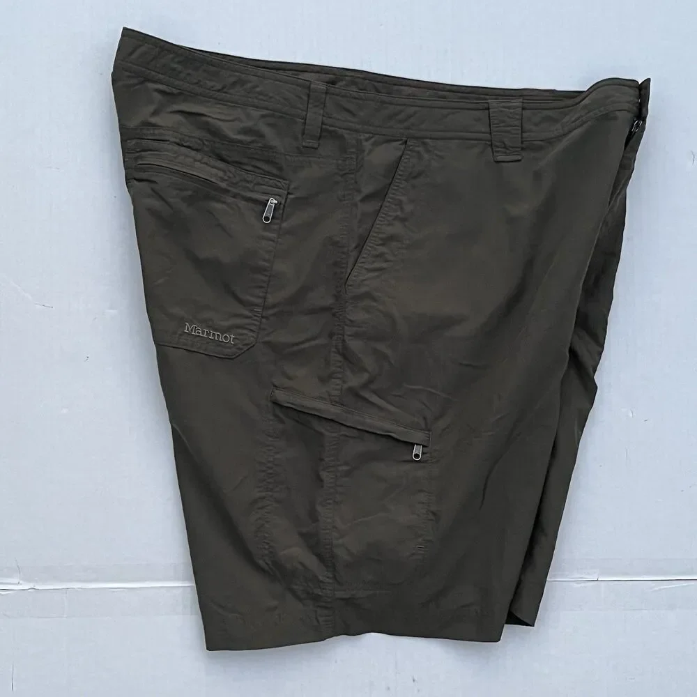 Marmot Hiking Cargo Shorts Mens Size 40 Lightweight Stretch Trekk Camping Trail